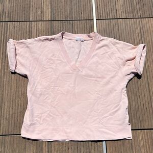 GAP Short Sleeve Sweatshirt | Size:Small | Color: Peach